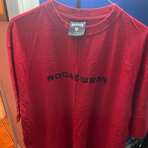 Rocawear t shirt red colored size XXL